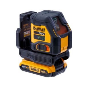 DeWalt, Nivela laser cu linii în cruce DeWalt DCLE34021N, fascicul verde 55/100 m, compatibilă cu acumulator XR 18V