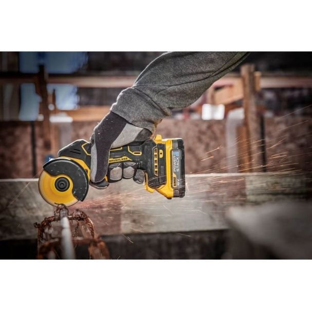 DeWalt, Polizor unghiular pentru ceramică DeWalt DCS438N, pânză 76 mm, compatibil acumulatori 18V XR