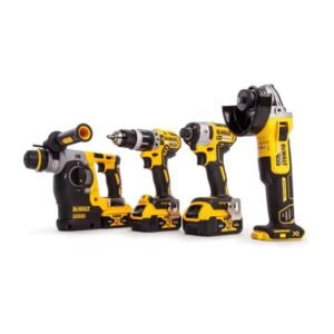 DeWalt, Set 4 mașini DeWalt DCK422P3 – 3 acumulatori XR 18V 5.0Ah, încărcător, valize ToughSystem
