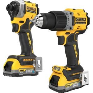 DeWalt, Set combo DeWalt DCK2050E2T – DCD805 mașină de găurit + DCF850 impact, 2x acumulatori POWERSTACK 18V 1.7Ah, încărcător, TSTAK