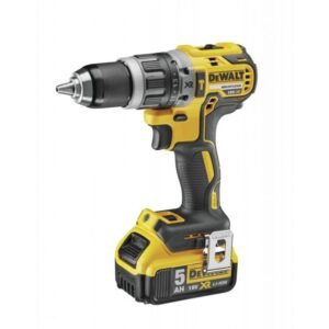 DeWalt, Set combo DeWalt DCK266P2 18V - DCD796 mașină de găurit cu percuție și DCF887 mașină de înșurubat cu impact, 2x acumulatori 18V 5Ah, încărcător, valiză