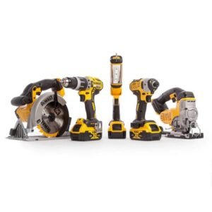 DeWalt, Set combo DeWalt DCK551P3T – 5 scule Li-Ion 18 V, 3 acumulatori, încărcător, TSTAK