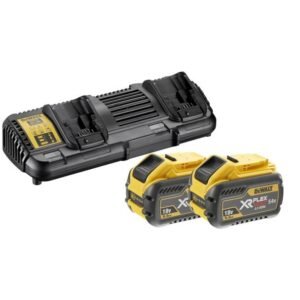 DeWalt, Set încărcător port dublu + 2 acumulatori DeWalt DCB132X2 Li‑Ion XR FlexVolt 6,0Ah (18/54V)