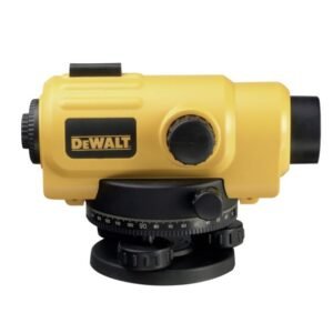 DeWalt, Set nivela optică DeWalt DW096PK | 26X | Autonivelare | Acoperire 100 m | Profesional