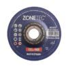 Disc abraziv premium Zonetec ZA231I1250.822 | Pentru debitat oțel și oțel inox | Centru depresat pentru polizor unghiular | 125 x 0,8 x 22,23 mm | Tăiere rapidă, durabilitate și...