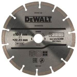 Disc diamantat DeWalt DT3721 180 x 22,23 x 2,4 mm pentru tăieri în zidărie