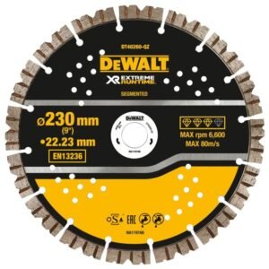 Disc diamantat DeWalt DT40260 230x22.23x3.0mm Extreme Runtime - tăiere beton