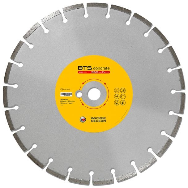 Disc diamantat pentru beton 350 mm Wacker Neuson BTS BETON — 350x25.4x8 mm