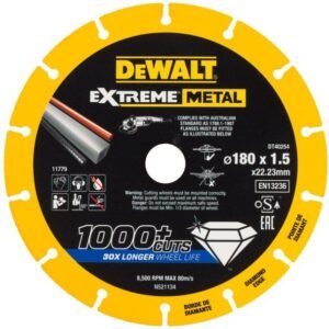 Disc diamantat segmentat Dewalt DT40254, 180x22.3x1.5 mm pentru metal