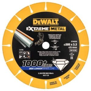 Disc diamantat segmentat DeWalt DT40256 300x25.4x3.3 mm pentru metal