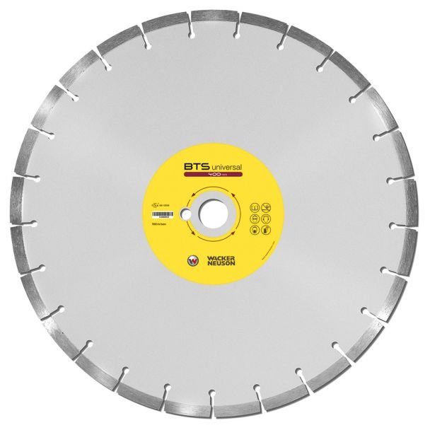Disc diamantat universal Wacker Neuson BTS UNIVERSAL 400 C, 400x25,4x8 mm
