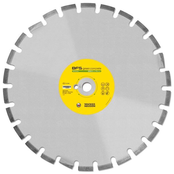 Disc diamantat Wacker Neuson pentru beton BFS BETON PROASPAT 350, 300x25.4x8 mm