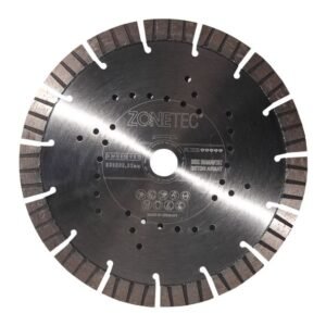 Disc diamantat Zonetec ZA241STB230171522 pentru beton armat, tăiere segmentată, D 230 x 22.3 x 17 mm