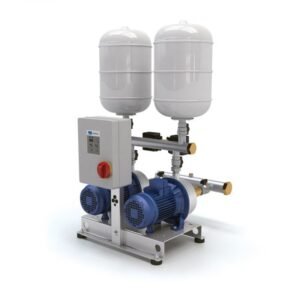 Ebara, Grup de pompare inox Ebara 2GP2CDX70/12 | 2x0.9 kW 400 V | Debit max 160 l/min | Înălțime refulare max 48 m | Fără recipiente