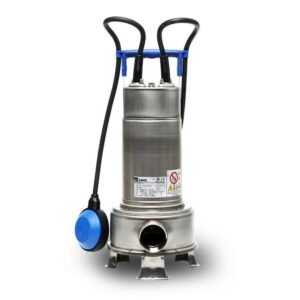 Ebara, Pompă submersibilă inox pentru ape murdare Ebara RIGHT75MA | 230 V | Debit 14400 l/h, Refulare 8,8 m | Particule max 35 mm | Drenaj și evacuare ape uzate industrial și casnic