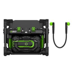 Ego PGX1401PB kit platformă de încărcare | AC/DC, 2 porturi | Baterie externă 40Ah | Pentru acumulatori Ego ARC Lithium | Sistem portabil pentru alimentare și încărcare