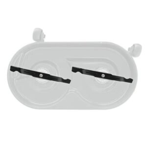 Ego, Set 2 cuțite tractor tuns gazon EGO Power AB3801TD | Compatibile TR3800E-B | Oțel călit pentru durabilitate | Tăiere precisă și echilibrare optimă | Piesă de schimb originală,...