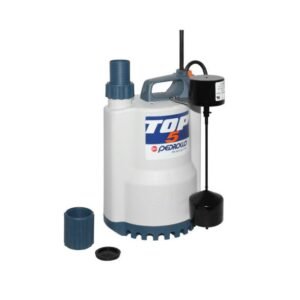 Electropompă submersibilă de drenaj Pedrollo TOP5 GM - 0.92 kW - 360 l/min la H=2.5 m - particule max. 10 mm - refulare max. 15 m