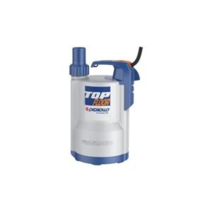 Electropompă submersibilă drenaj Pedrollo TOP1-FLOOR | 0,25 kW | Debit max. 120 l/min | Refulare max. 6 m | Particule max. 2 mm