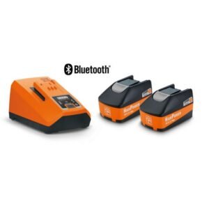 Fein 92604323010 - Set 2 acumulatori 18 V 6.0 Ah + încărcător rapid cu USB și Bluetooth