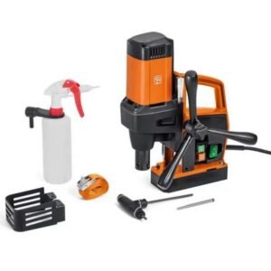 Fein, Mașină de găurit cu stand electromagnetic Eco Fein KBE 32 | 1200 W | Carotă Ø max 32 mm | Stand magnetic robust, prindere stabilă | Performanță profesională pentru metal și...