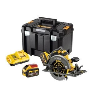 Fierăstrău circular DeWalt DCS579X2, 190 mm, 2 acumulatori Li‑Ion XR FLEXVOLT 54V 9.0Ah, valiză TSTAK
