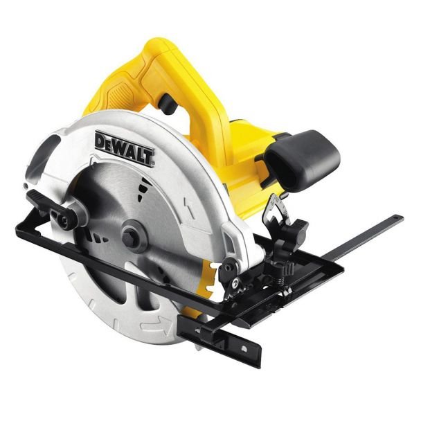 Fierăstrău circular manual DeWalt DWE560, 1350 W, pânză 184x16 mm, adâncime de tăiere 65 mm