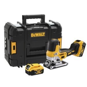 Fierăstrău pendular compatibil cu acumulatori XR Li‑Ion DeWalt DCS335P2, 18 V, 2 x 5 Ah, valiză transport
