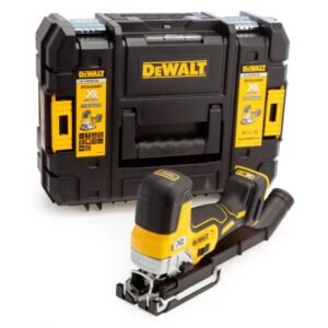 Fierăstrău pendular DeWalt DCS335NT compatibil cu acumulatori XR Li‑Ion 18 V, valiză de transport