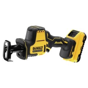 Fierăstrău sabie compatibil acumulatori DEWALT XR Li-Ion 18V DCS369NT, cu valiză de transport