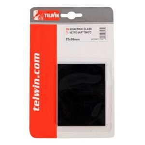 Filtru adiactinic Telwin 802547 75x98 mm pentru mască de sudură | Protecție UV/IR și reducere a orbirii | Sticlă rezistentă la impact și zgârieturi | Compatibil cu măști Telwin...