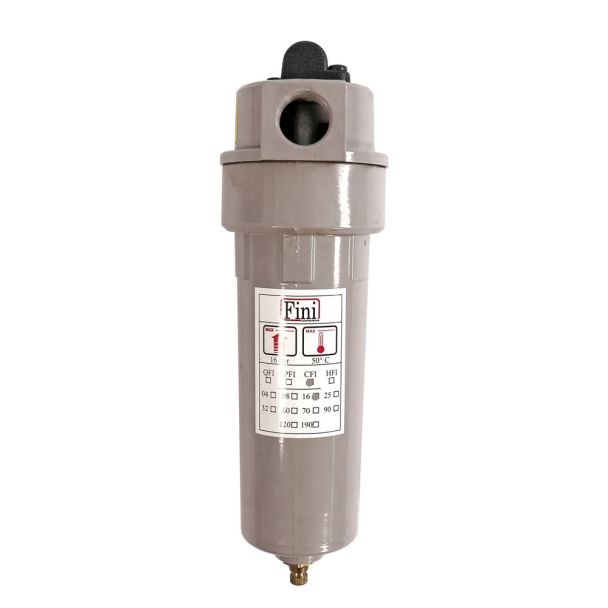 Filtru de aer Fini CFI16 | 1600 l/min | Carbon activ | Elimină mirosuri și impurități | Pentru compresoare și ateliere