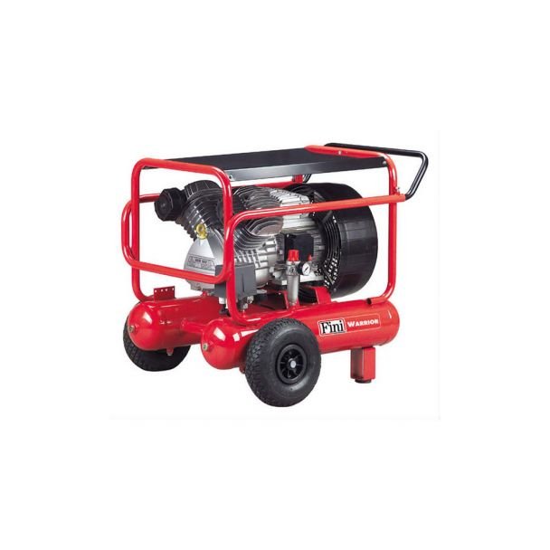 Fini, Compresor de aer cu ulei monofazat, doi cilindri în V Fini WARRIOR VKM592-4M BUILD — 3 kW, 10 bar, 590 l/min, butelie 20 l