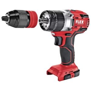 Flex, Mașină de găurit și înșurubat cu percuție Flex PD 2G 18.0 EC LD/2.5 - cuplu maxim 65 Nm - 2 acumulatori 18V 2.5Ah - încărcător inclus - set în valiză de transport