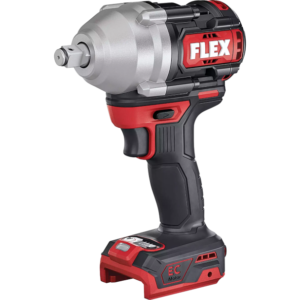 Flex, Mașină de înșurubat cu impact FLEX IW 1/2" 750 18.0-EC C, pătrat 1/2", cuplu maxim 750 Nm, compatibilă cu acumulatori Li‑Ion 18 V