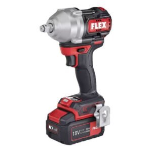 Flex, Mașină de înșurubat cu impact FLEX IW 1/2" 750 18.0-EC, pătrat 1/2", cuplu max. 750 Nm, Li‑Ion 18 V, valiză L-BOXX®