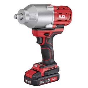 Flex, Mașină de înșurubat cu impact FLEX IW 1/2" 950 18.0-EC | Pătrat 1/2" | Cuplu maxim 950 Nm | 2 x acumulatori 18 V 5.0 Ah | Încărcător în valiză L-BOXX