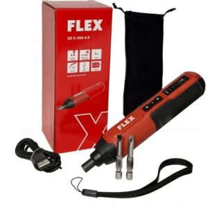 Flex, Șurubelniță Flex SD 5-300 4.0 C, Li‑Ion 4.0 V, 300 rot/min, cuplu maxim 5 Nm