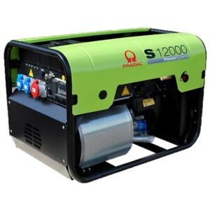 Generator curent pe benzină PRAMAC S12000T (CONN DPP AVR), portabil, trifazat, 13,9 kVA, pornire electrică
