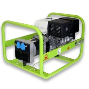 Generator de curent monofazat PRAMAC E5000, putere maximă 4,6 kW, motor HONDA pe benzină EURO V, DPP