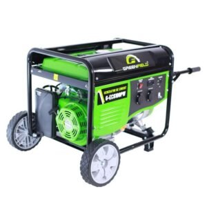 Generator de curent pe benzină Greenfield G-EC6100PW | Portabil | Monofazat | 4.5 kVA | Roți de transport