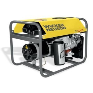 Generator de curent pe benzină Wacker Neuson GV5000A, portabil, monofazat, 4.0 kW