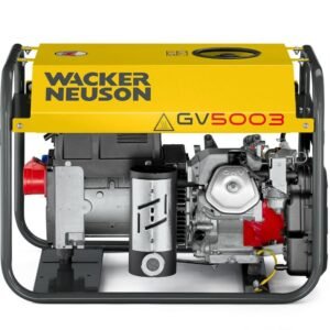 Generator de curent pe benzină Wacker Neuson GV5003A – portabil, trifazat, 4,3 kW