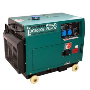 Greenfield, Generator curent diesel Greenfield LDG6500S EUROV PLUS — staționar, monofazat 5.5 kVA, carcasă insonorizantă, automatizare trifazată