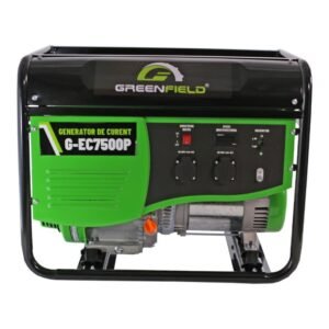 Greenfield, Generator curent pe benzină Greenfield G-EC7500P 7 kVA monofazat portabil pornire manuală bobinaj cupru