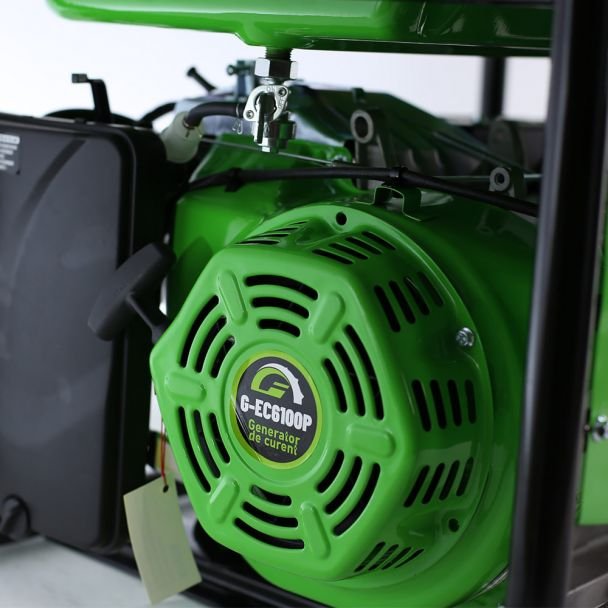 Greenfield, Generator de curent Greenfield G-EC6100P | 4.5 kVA monofazat | pe benzină | portabil, pornire manuală | ideal pentru uz casnic și profesional