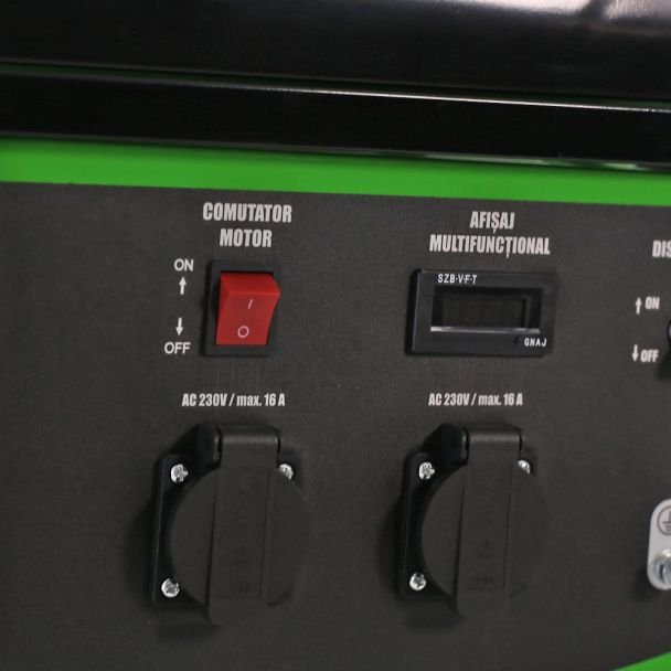 Greenfield, Generator de curent Greenfield G-EC6100P | 4.5 kVA monofazat | pe benzină | portabil, pornire manuală | ideal pentru uz casnic și profesional
