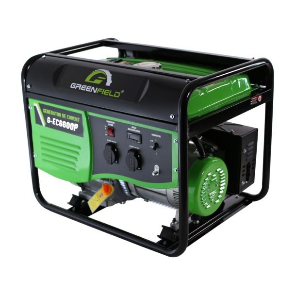 Greenfield, Generator de curent pe benzină Greenfield G-EC6600P — monofazat, portabil, 5.5 kVA
