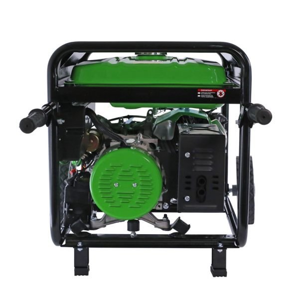 Greenfield, Generator de curent pe benzină Greenfield G-EC6600PEW, 5.5 kVA, monofazat, pornire electrică, portabil cu roți