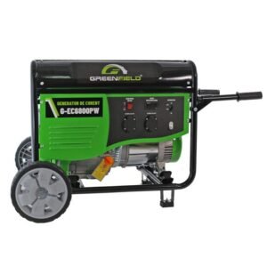 Greenfield, Greenfield G-EC6800PW – generator portabil de curent pe benzină 6.1 kVA, monofazat, pornire manuală, cu roți